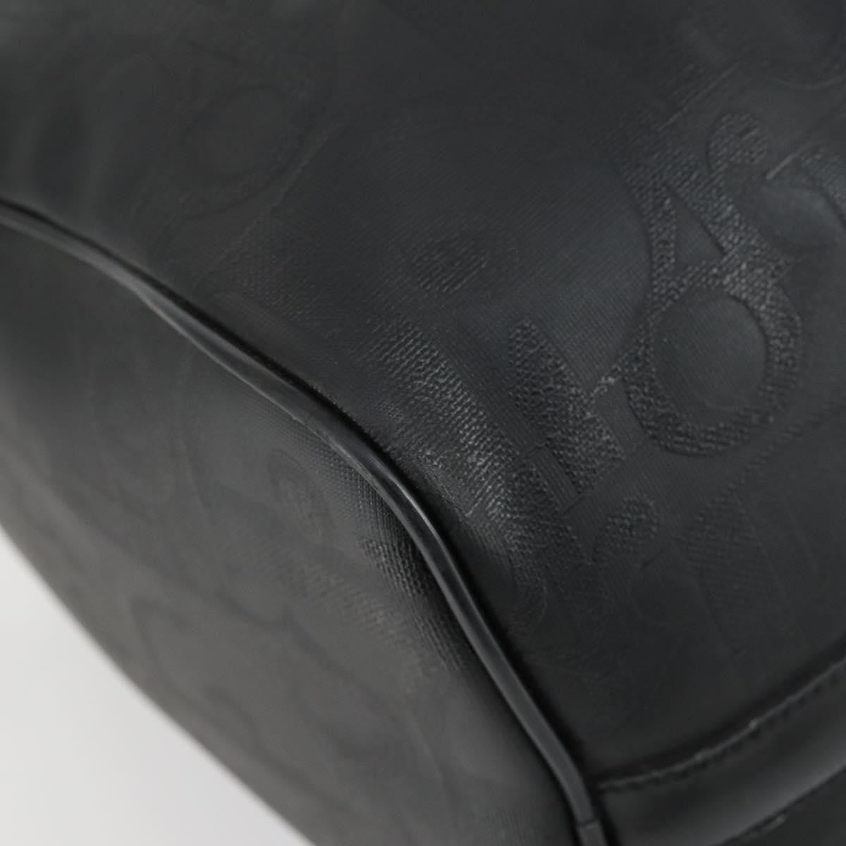 Christian Dior Vintage Trotter Boston Bag PVC, BLACK, PVC, Travel bag