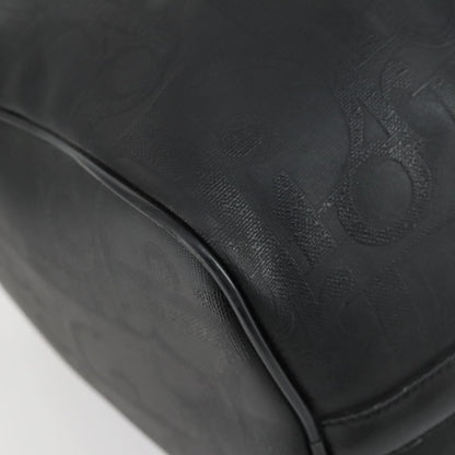 Christian Dior Vintage Trotter Boston Bag PVC, BLACK, PVC, Travel bag