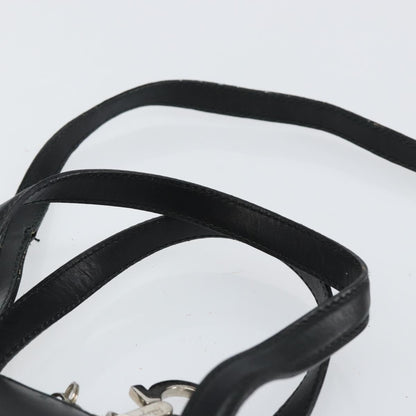 Salvatore Ferragamo Gancini handbag Leather, BLACK, LEATHER, Handbag