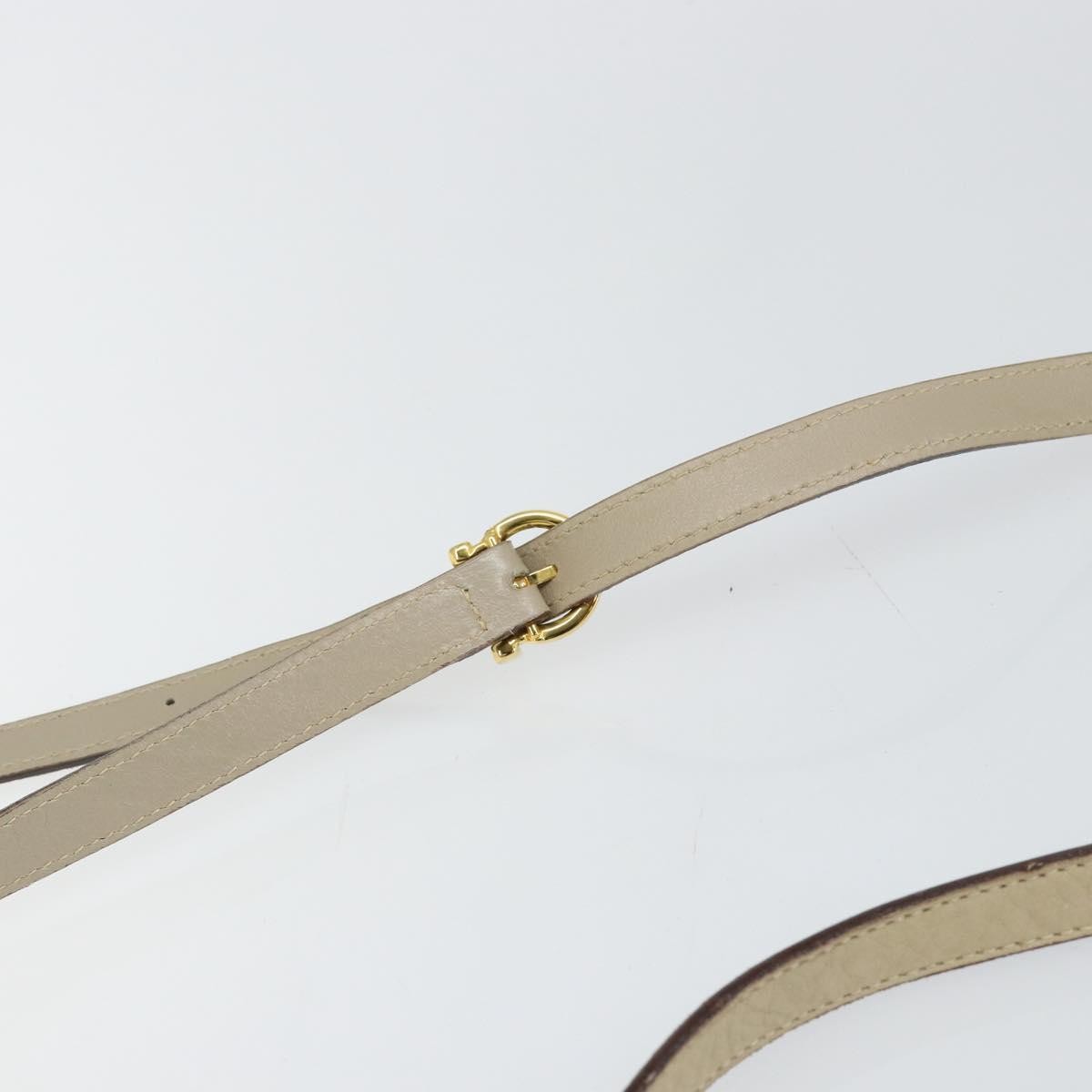 Salvatore Ferragamo Vala Shoulder Bag Suede, BEIGE, SUEDE, Shoulder bag