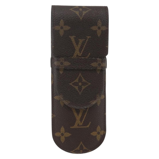 Louis Vuitton Etui à stylo Canvas, BROWN, CANVAS, Clutche & pouche