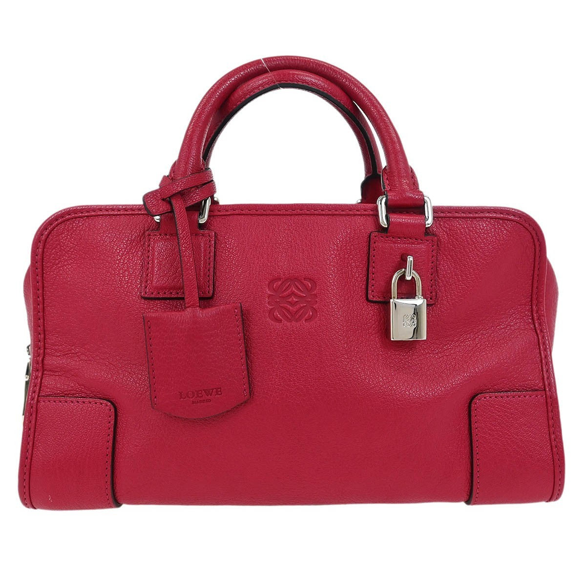 Loewe Amazona NM Bag Leather, PINK, LEATHER, Handbag