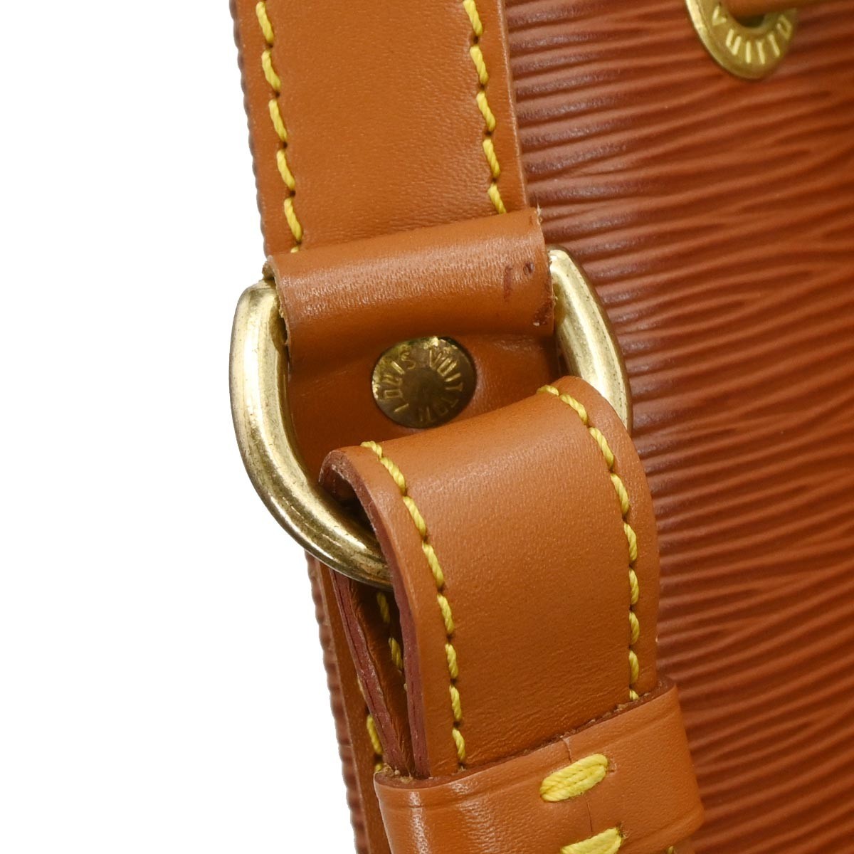 Louis Vuitton Noe Handbag Epi Leather, BROWN, LEATHER, Shoulder bag