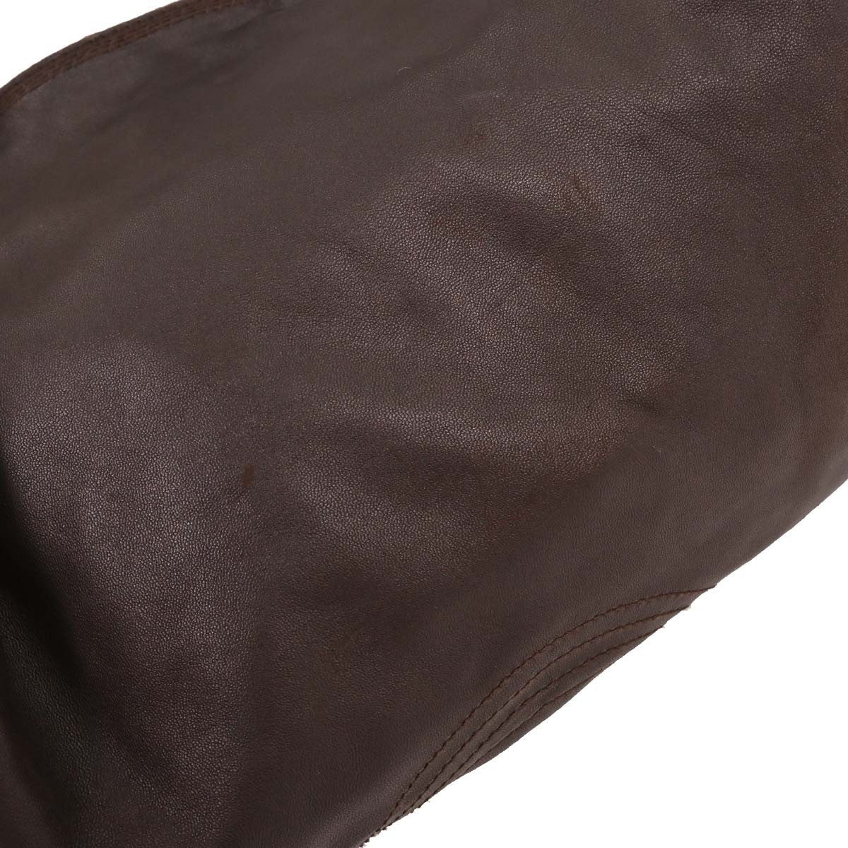 Loewe Anagram Logo Nappa Aire Hand Bag Leather, BROWN, LEATHER, Handbag