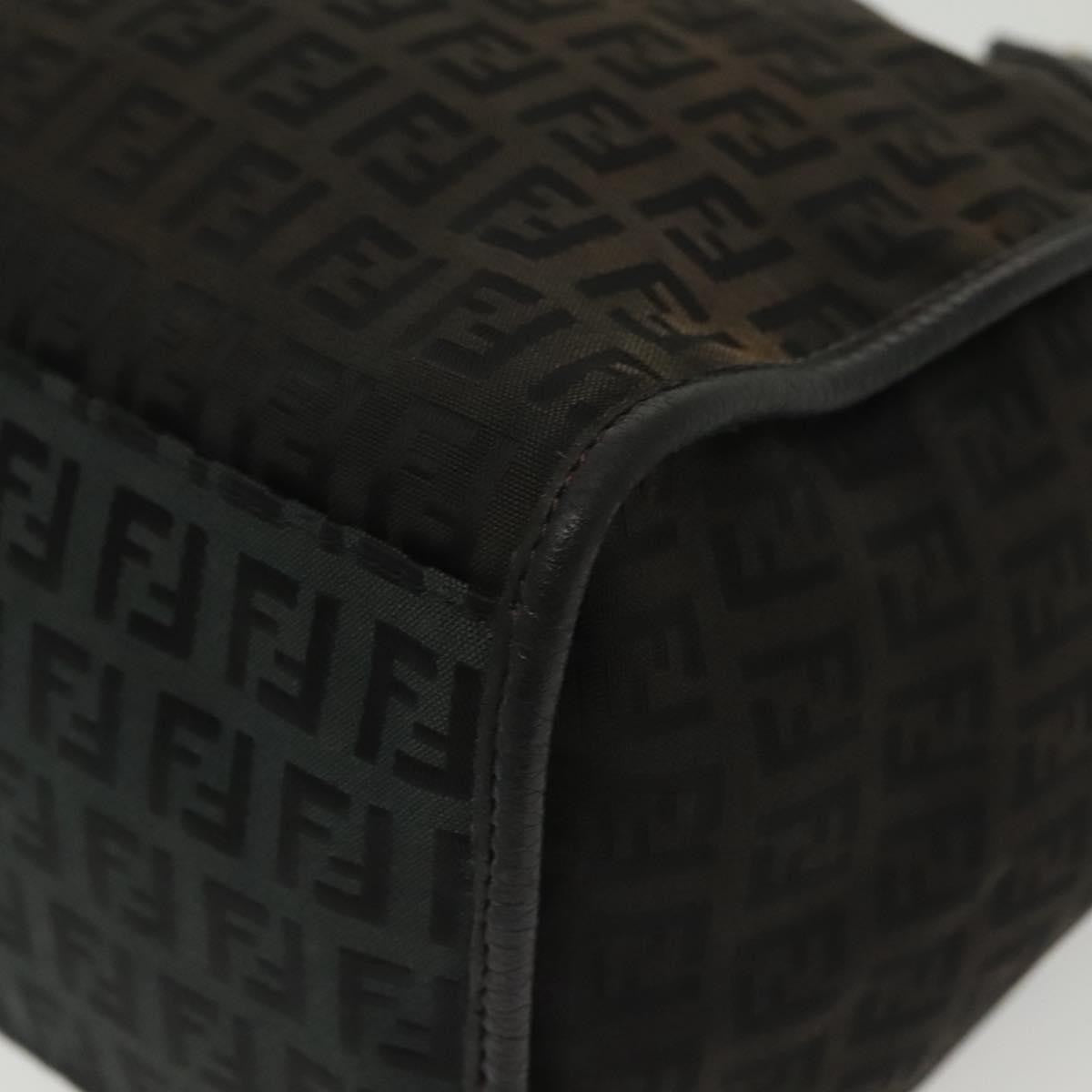 Fendi Vintage Tote Zucchino Canvas, BLACK, CANVAS, Tote bag