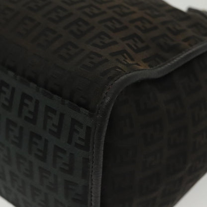 Fendi Vintage Tote Zucchino Canvas, BLACK, CANVAS, Tote bag