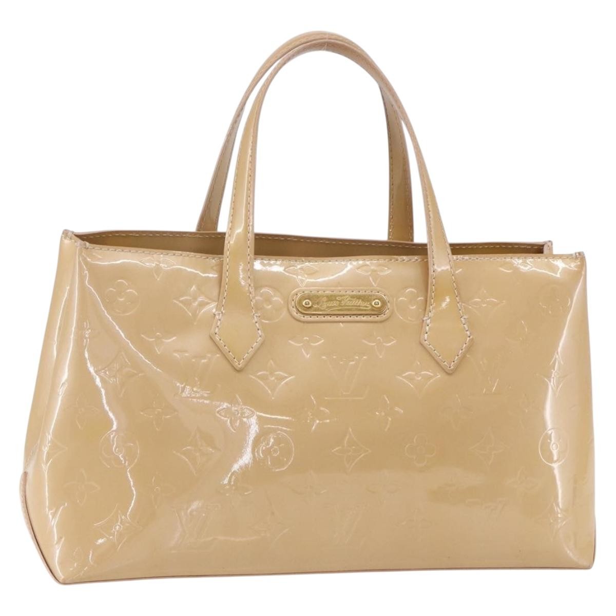 Louis Vuitton Wilshire Handbag Monogram Vernis, PINK, PATENT_LEATHER, Handbag