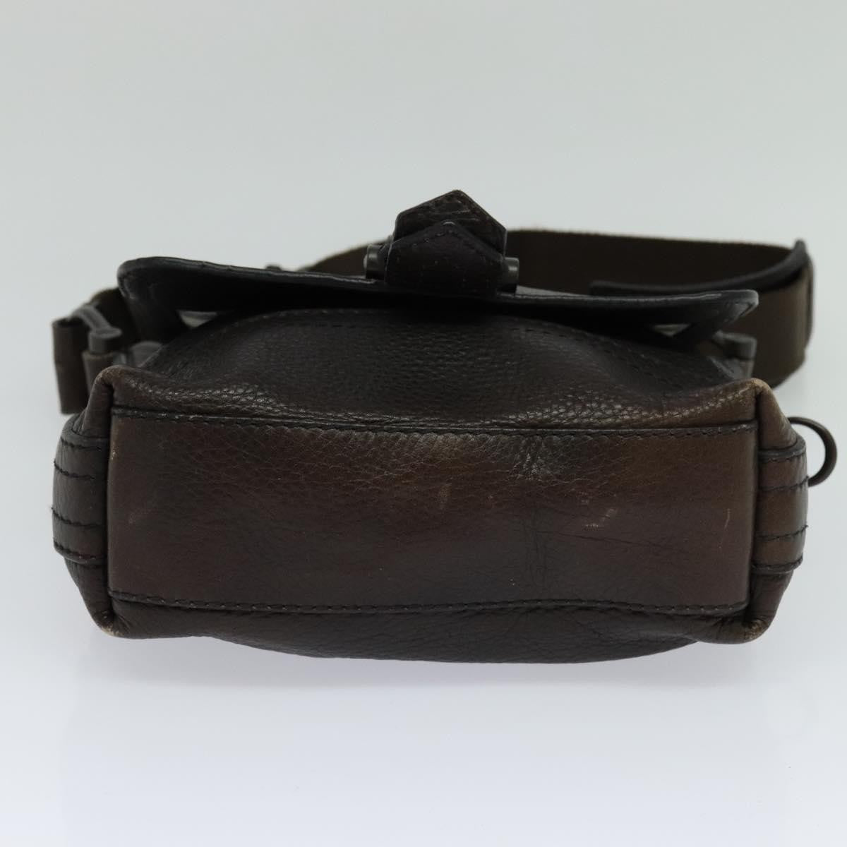 Burberry Vintage Shoulder Bag Leather, BROWN, LEATHER, Shoulder bag