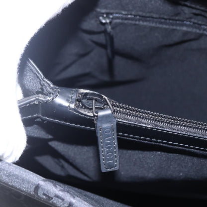 Gucci Vintage Bamboo Handle Tote GG Nylon, BLACK, NYLON, Tote bag
