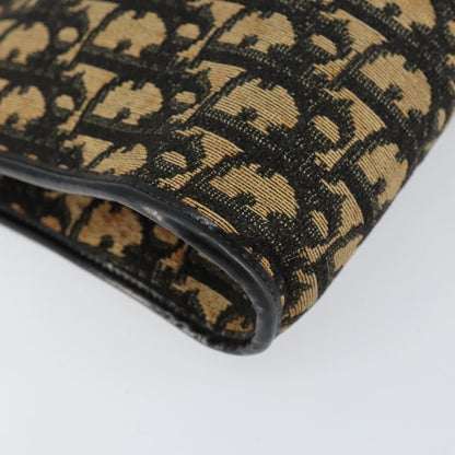 Christian Dior Vintage Trotter Shoulder Bag Canvas, NAVY, CANVAS, Shoulder bag