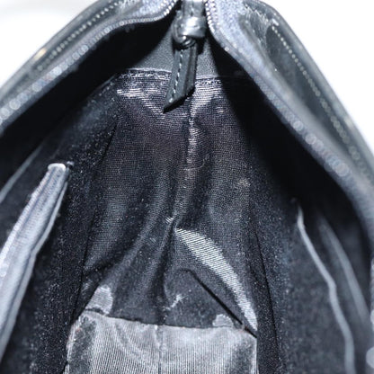 Burberry Vintage Shoulder Bag Leather, BLACK, LEATHER, Shoulder bag