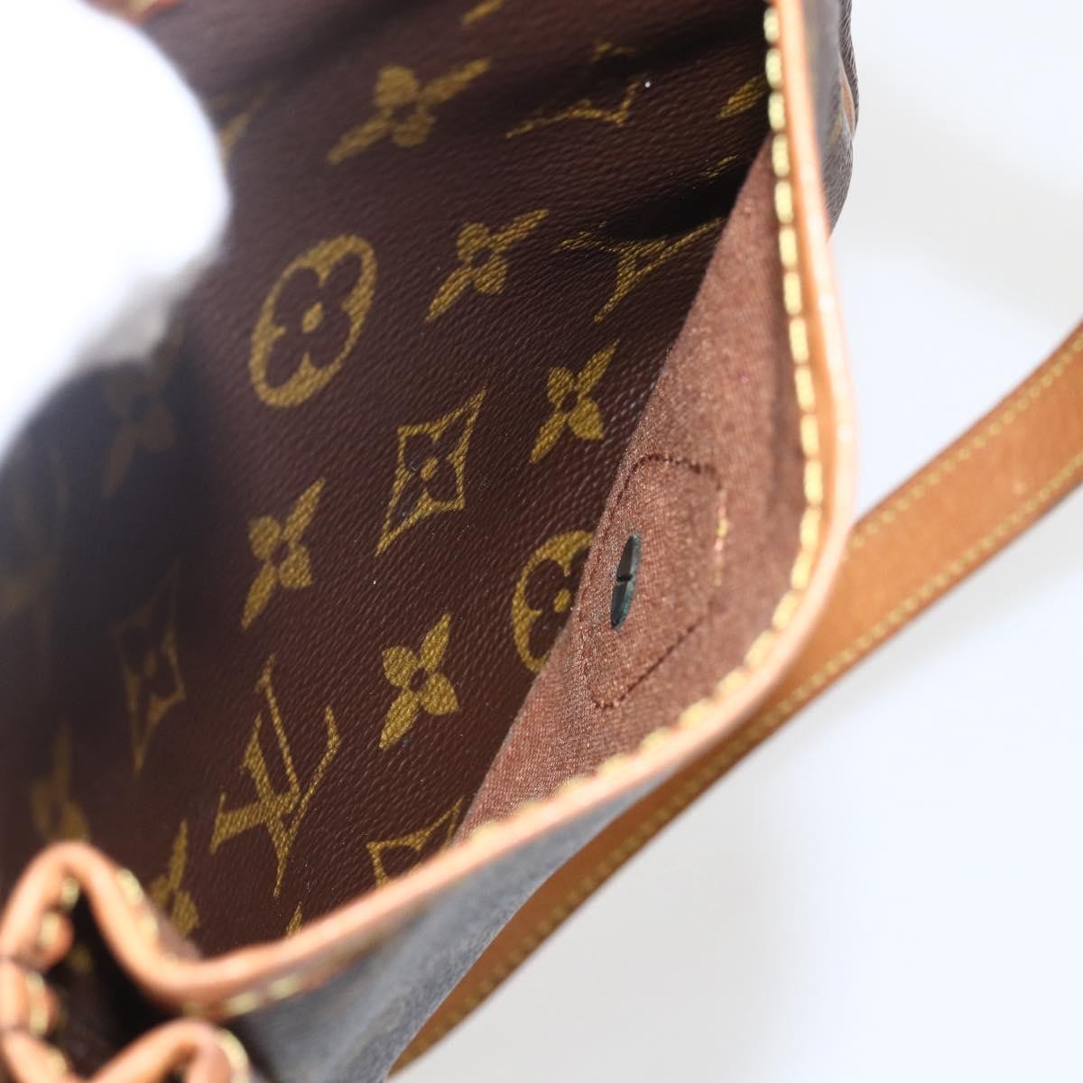 Louis Vuitton Sac Gibeciere Messenger Bag Monogram Canvas, BROWN, CANVAS, Shoulder bag