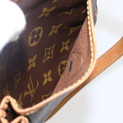 Louis Vuitton Sac Gibeciere Messenger Bag Monogram Canvas, BROWN, CANVAS, Shoulder bag
