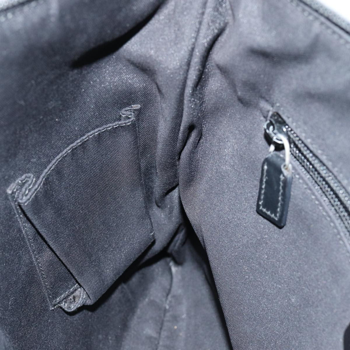 Gucci Zip Messenger Bag GG Canvas with Perforated Leather, BLACK, CANVAS, Crossbody bag