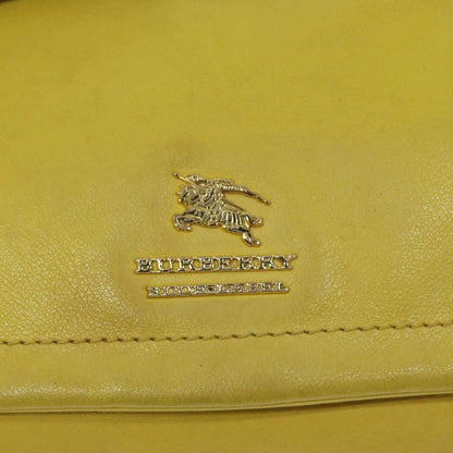 Burberry Flap Shoulder Bag Leather, YELLOW, LEATHER, Shoulder bag