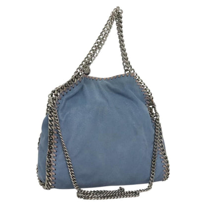 Stella McCartney Falabella Fold Over Crossbody Bag Suede, BLUE, SUEDE, Crossbody bag