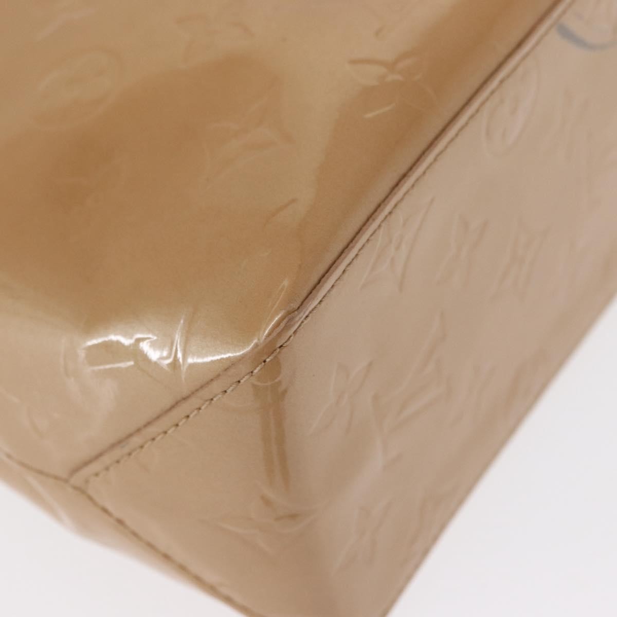 Louis Vuitton Reade Handbag Monogram Vernis, BEIGE, PATENT_LEATHER, Handbag