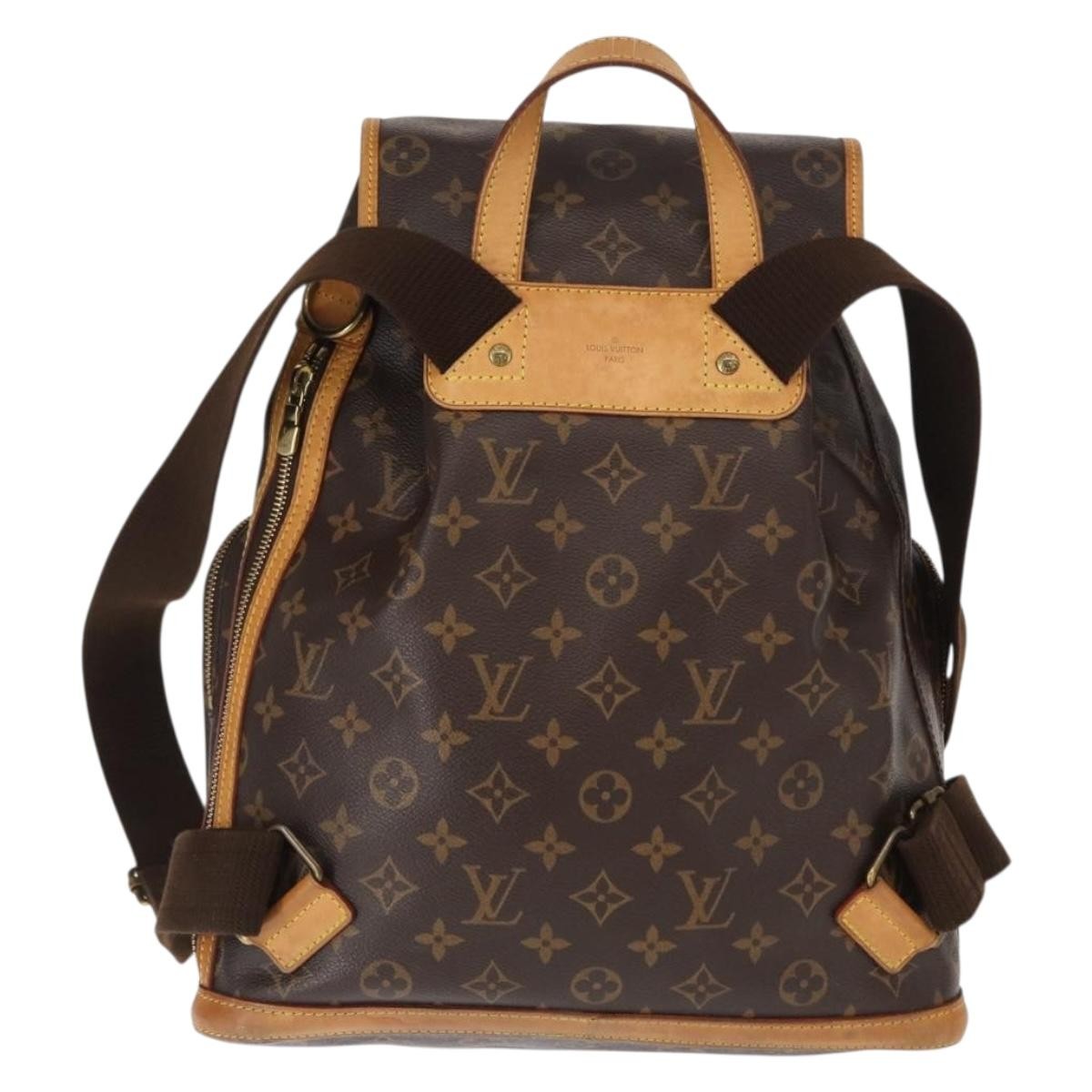 Louis Vuitton Bosphore Backpack Monogram Canvas, BROWN, CANVAS, Backpack