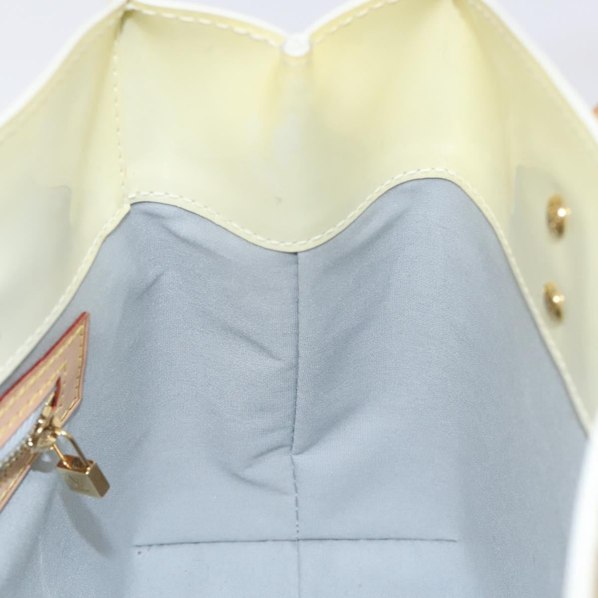 Louis Vuitton Reade Handbag Monogram Vernis, BEIGE, PATENT_LEATHER, Handbag