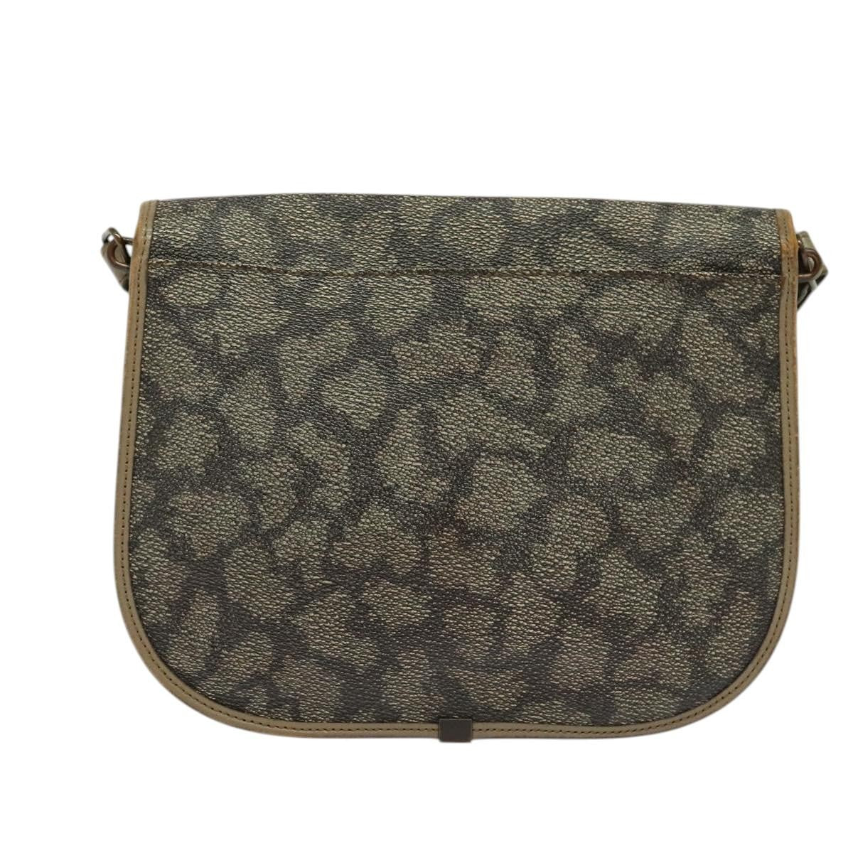 Saint Laurent Buckle Flap Crossbody Bag Canvas, BEIGE, CANVAS, Shoulder bag