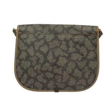 Saint Laurent Buckle Flap Crossbody Bag Canvas, BEIGE, CANVAS, Shoulder bag