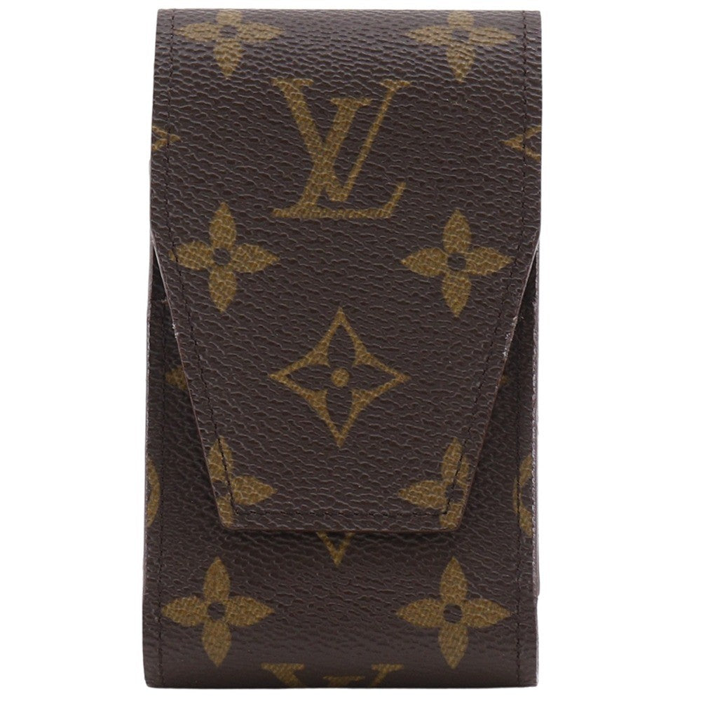 Louis Vuitton Etui Cigarette Case Monogram canvas, BROWN, CANVAS, Toiletry Case