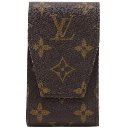 Louis Vuitton Etui Cigarette Case Monogram canvas, BROWN, CANVAS, Toiletry Case