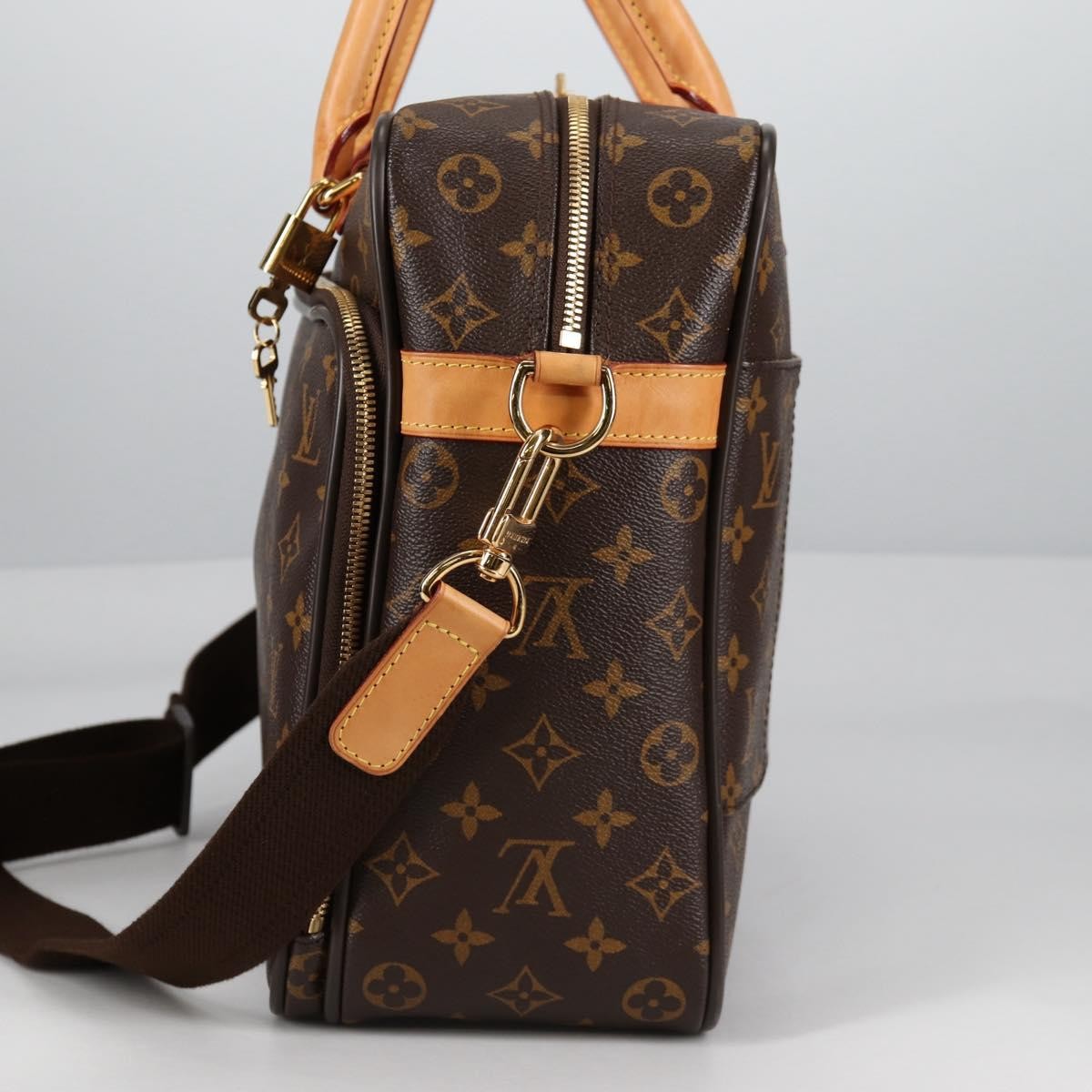Louis Vuitton Icare Laptop Bag Monogram Canvas, BROWN, CANVAS, Briefcase