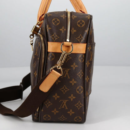 Louis Vuitton Icare Laptop Bag Monogram Canvas, BROWN, CANVAS, Briefcase