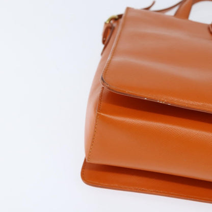 Salvatore Ferragamo Vala tote Leather, ORANGE, LEATHER, Tote bag