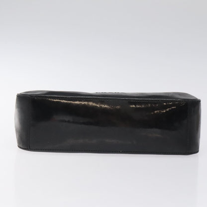 Prada Vintage Shoulder Bag Leather, BLACK, PATENT_LEATHER, Shoulder bag