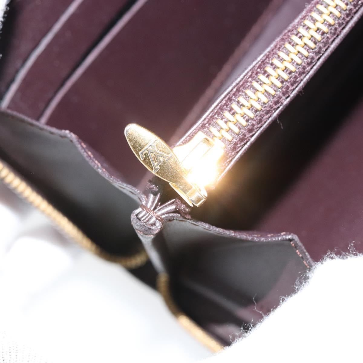 Louis Vuitton Zippy Wallet NM Monogram Patent, BURGUNDY, PATENT_LEATHER, Wallets