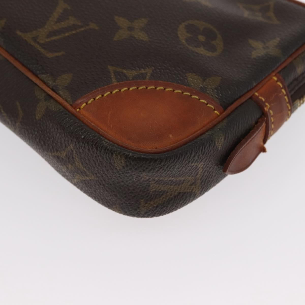 Louis Vuitton Marly Dragonne Clutch Monogram Canvas, BROWN, CANVAS, Clutche & pouche