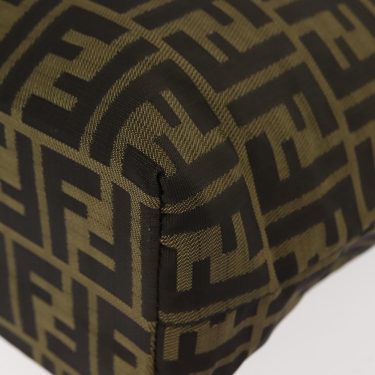 Fendi Zucca Tote bag FF motif, BROWN, CANVAS, Tote bag