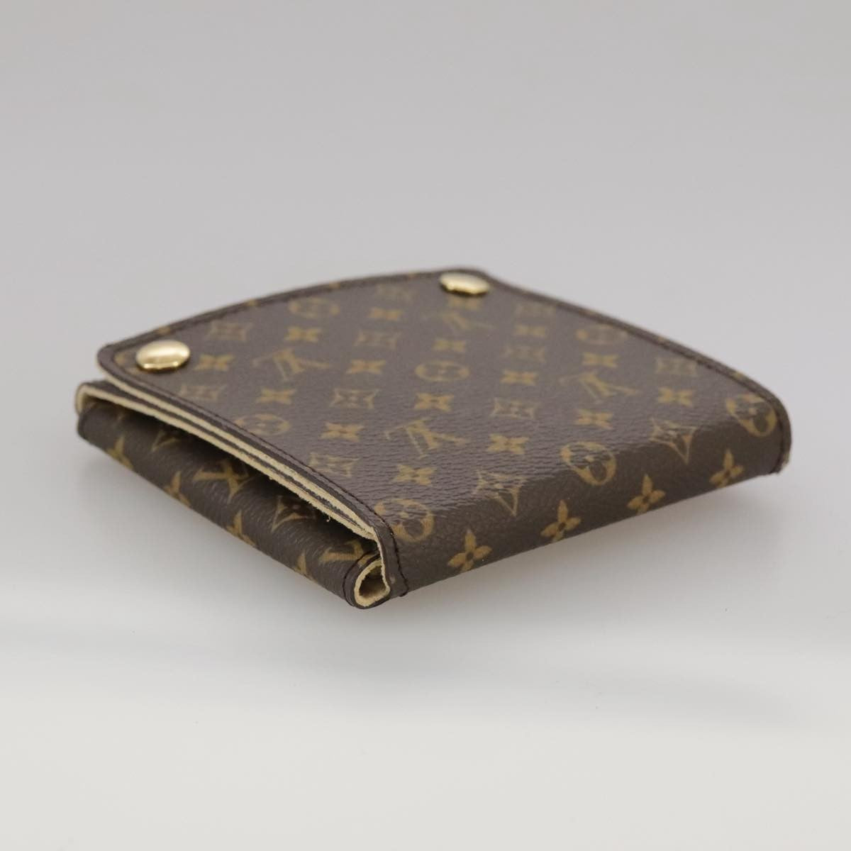 Louis Vuitton CASE JEWELRY BOX Canvas, BROWN, CANVAS, Wallets