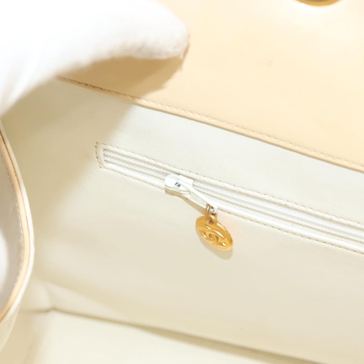 Chanel Grand Shopping Tote Quilted Patent, BEIGE, PATENT_LEATHER, Tote bag