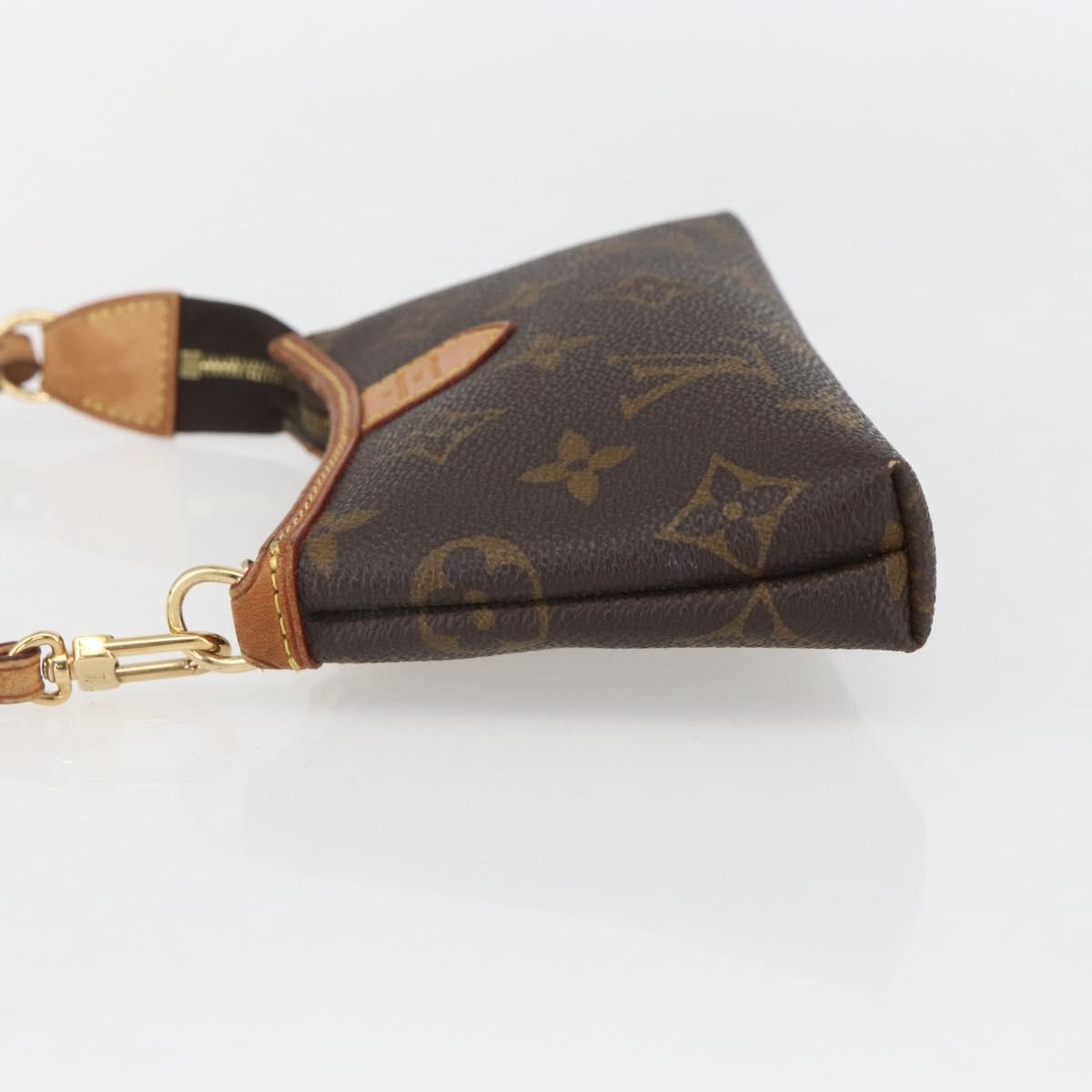 Louis Vuitton Delightful Pochette Monogram Canvas, BROWN, CANVAS, Clutche & pouche