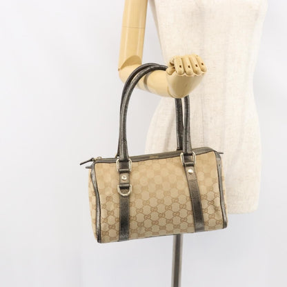 Gucci Abbey Boston Bag GG Canvas, BEIGE, CANVAS, Handbag