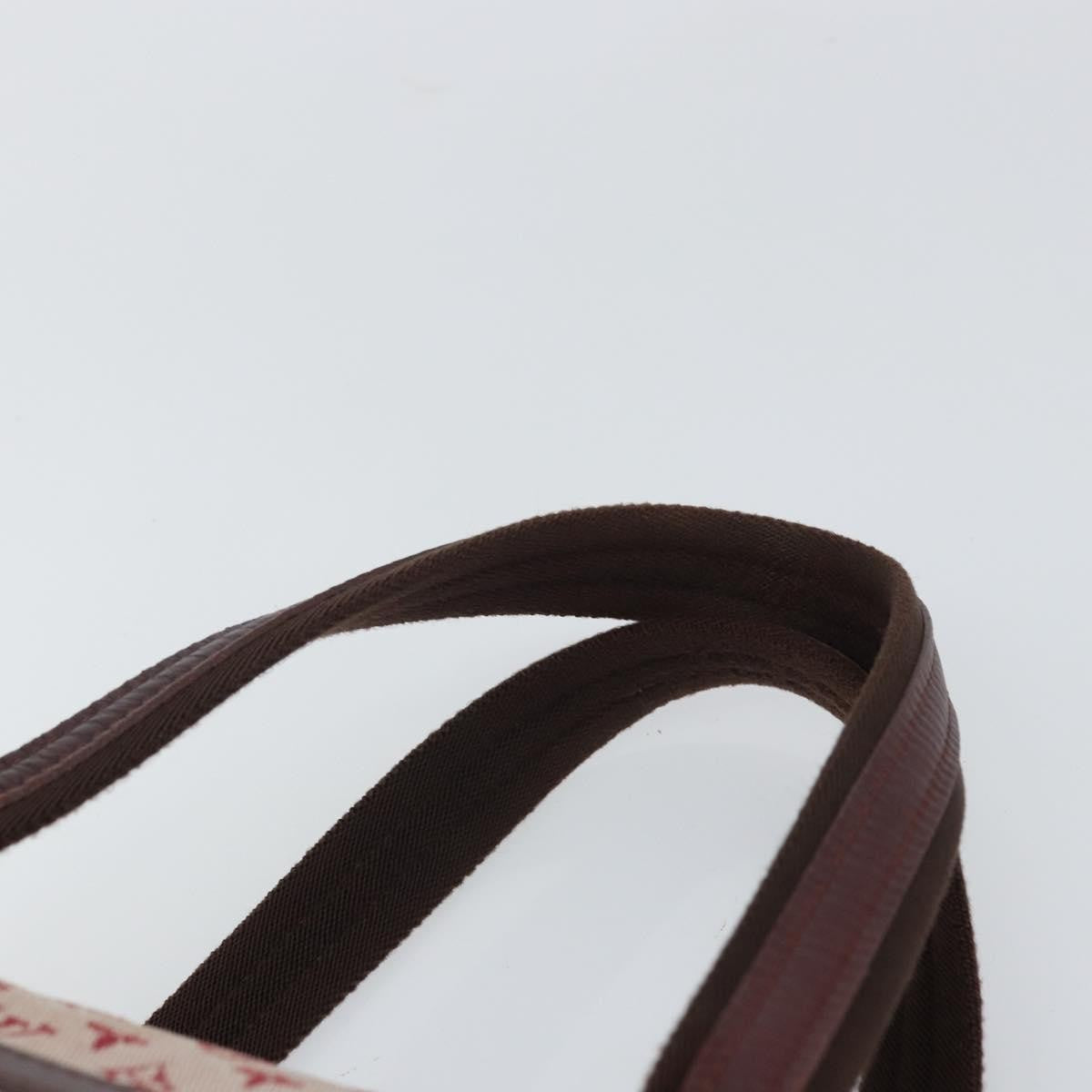 Louis Vuitton Josephine Handbag Mini Lin, RED, CANVAS, Handbag