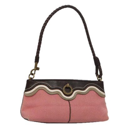 Bottega Veneta Vintage Shoulder Bag Canvas, PINK, CANVAS, Shoulder bag