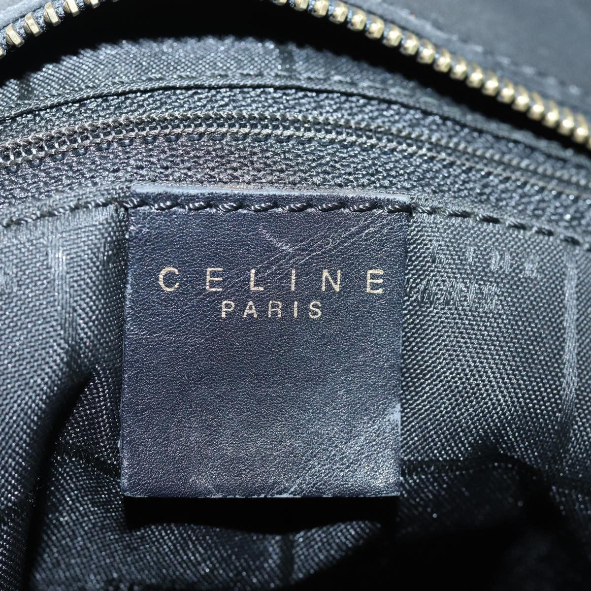 Celine Handbag Leather, BLACK, LEATHER, Handbag