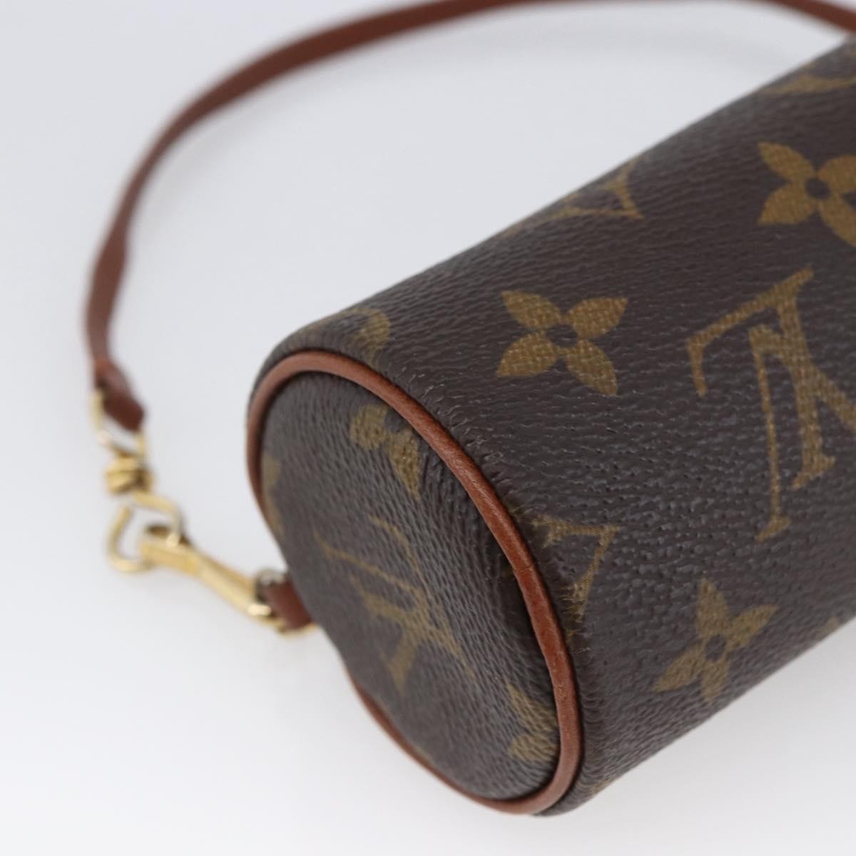Louis Vuitton Papillon Pochette Monogram Canvas, BROWN, CANVAS, Clutche & pouche