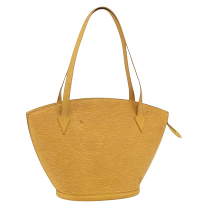 Louis Vuitton Saint Jacques Handbag Epi Leather, Yellow, Leather, Shoulder Bag