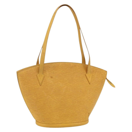 Louis Vuitton Saint Jacques Handbag Epi Leather, Yellow, Leather, Shoulder Bag