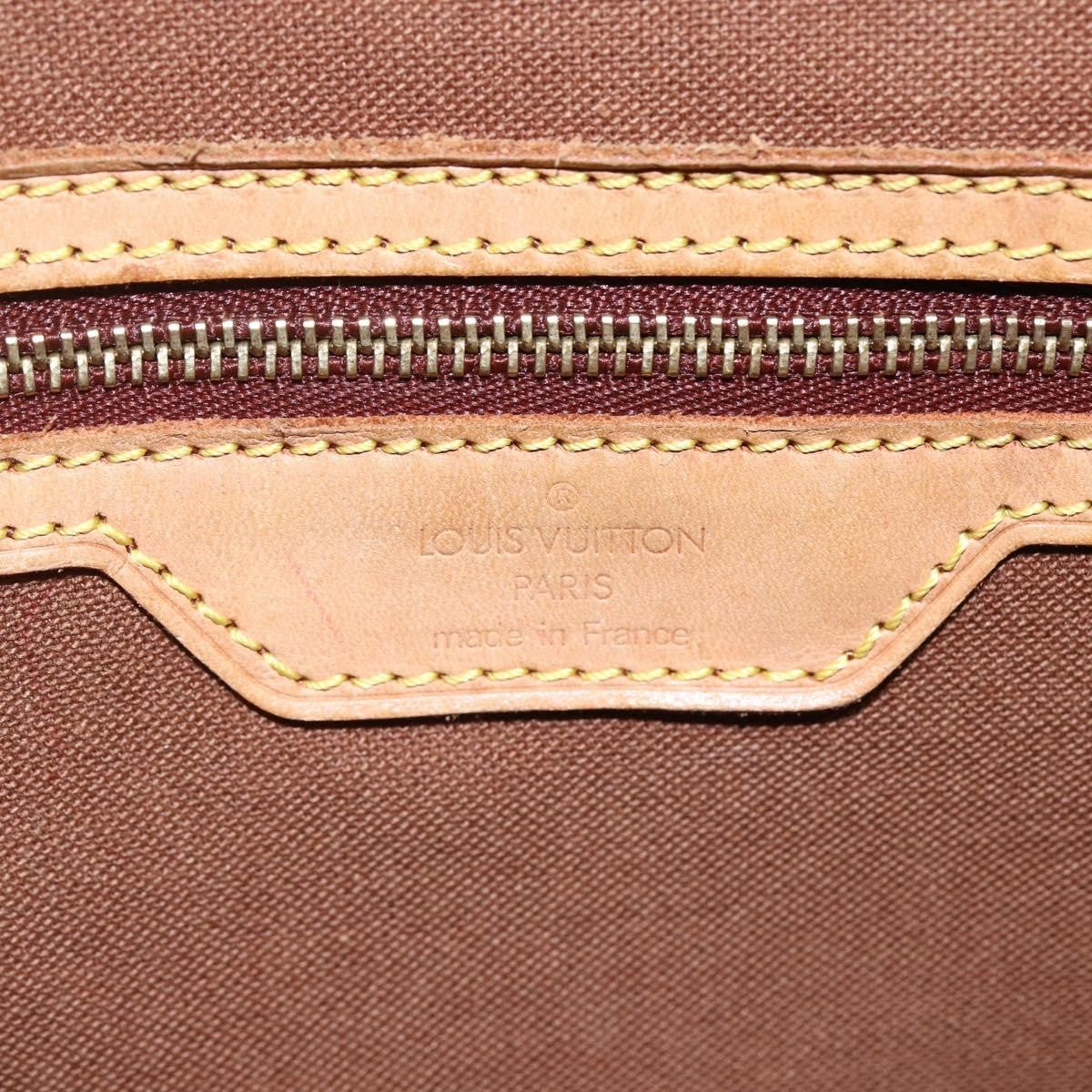 Louis Vuitton Cabas Mezzo Monogram Canvas, BROWN, CANVAS, Tote bag