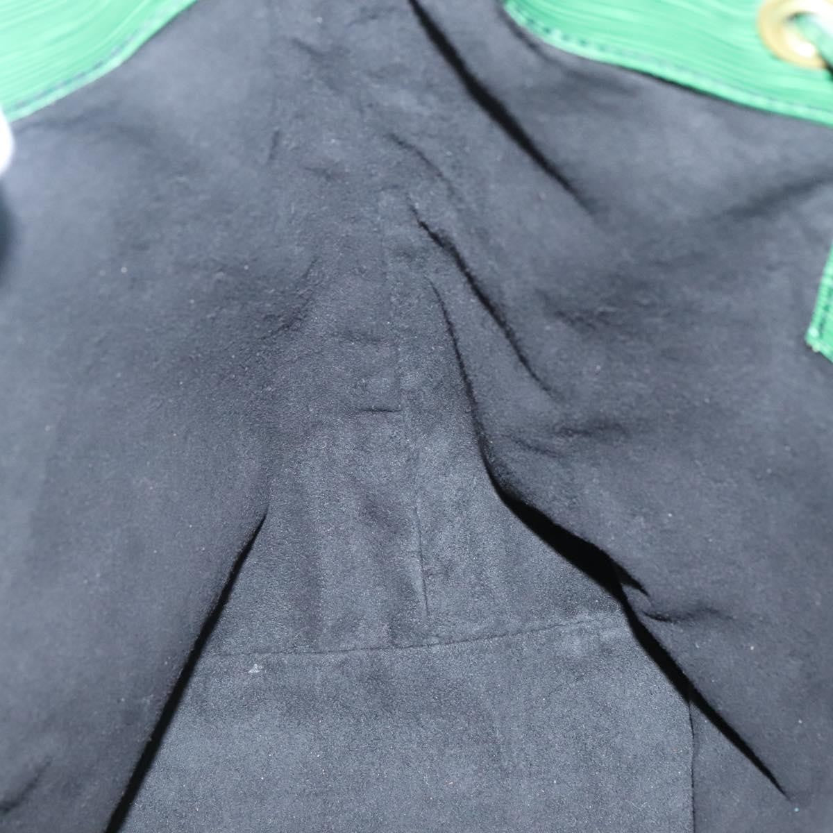 Louis Vuitton Petit Noe Handbag Epi Leather, GREEN, LEATHER, Handbag