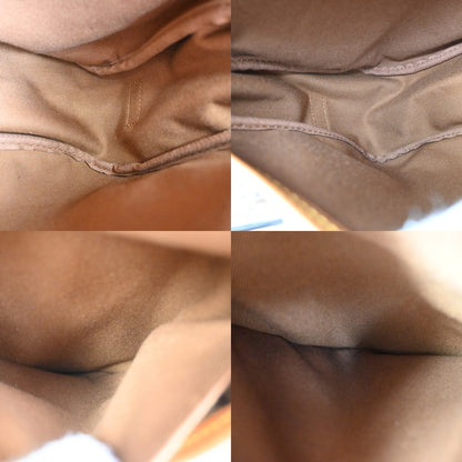 Louis Vuitton Saumur Handbag Monogram Canvas, BROWN, CANVAS, Shoulder bag