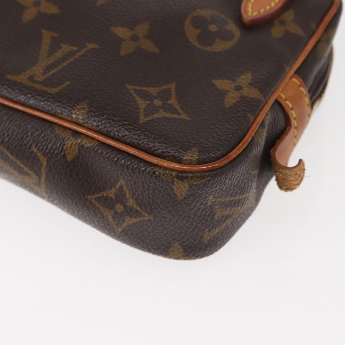 Louis Vuitton Pochette Marly Bandouliere Bag Monogram Canvas, BROWN, CANVAS, Shoulder bag
