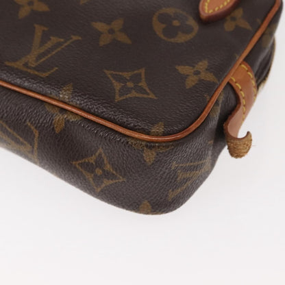 Louis Vuitton Pochette Marly Bandouliere Bag Monogram Canvas, BROWN, CANVAS, Shoulder bag