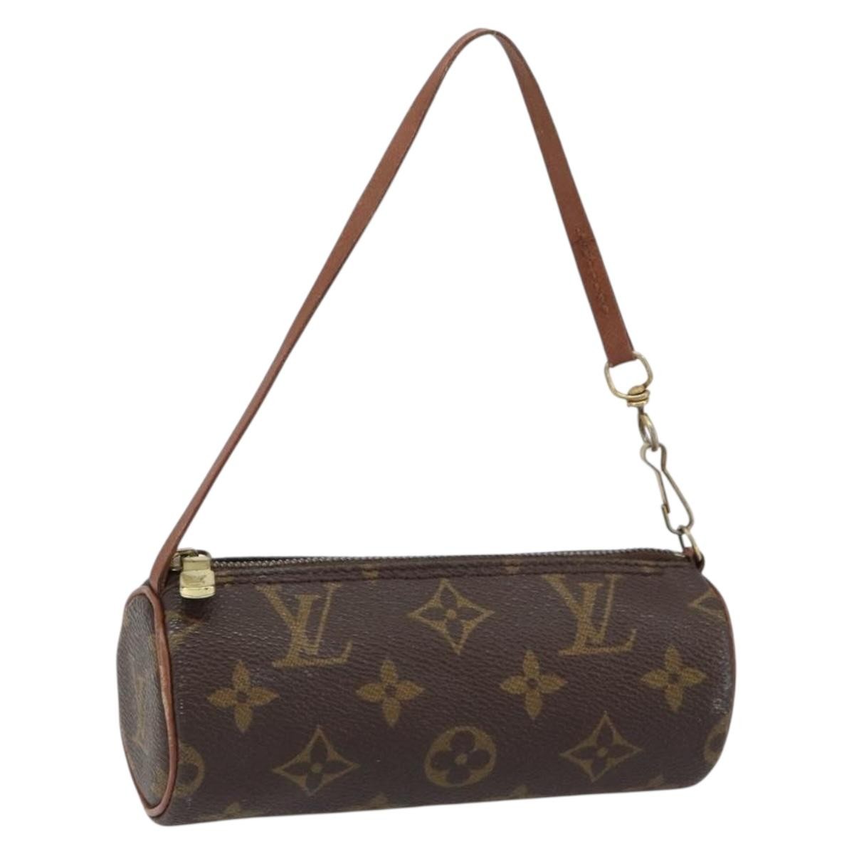 Louis Vuitton Papillon Pochette Monogram Canvas, BROWN, CANVAS, Clutche & pouche